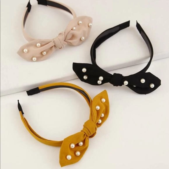 Faux Pearl Knot Headband (1 pc.) - Picture 2 of 5